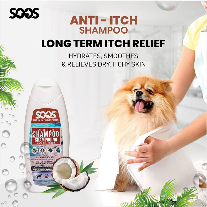 Soos Pets, Anti-Itch Pet Shampoo - 500ML image number null